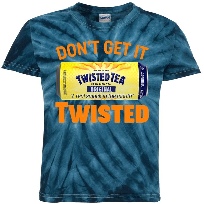 Funny Don't Get It Twisted Tea Meme Kids Tie-Dye T-Shirt