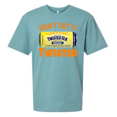 Funny Don't Get It Twisted Tea Meme Sueded Cloud Jersey T-Shirt