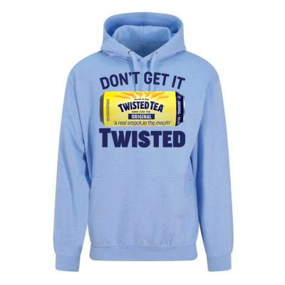 Funny Don't Get It Twisted Tea Meme Unisex Surf Hoodie