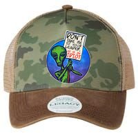 Funny Don't Take Me to Your Leader Alien Legacy Tie Dye Trucker Hat