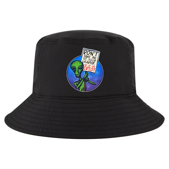 Funny Don't Take Me to Your Leader Alien Cool Comfort Performance Bucket Hat