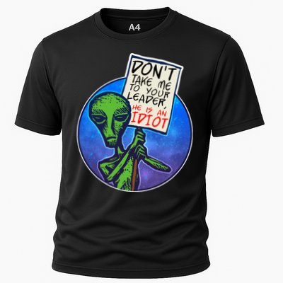 Funny Don't Take Me to Your Leader Alien Performance Shirt