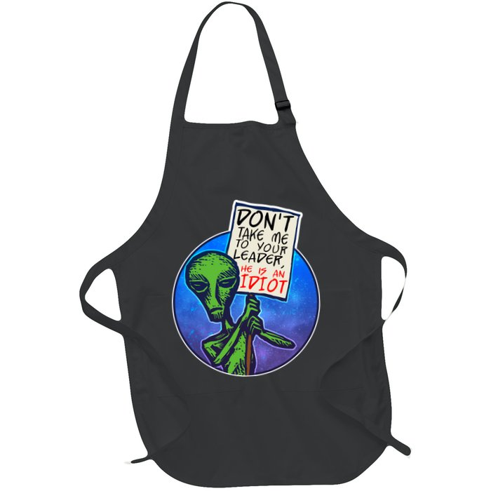 Funny Don't Take Me to Your Leader Alien Apron