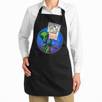 Funny Don't Take Me to Your Leader Alien Apron