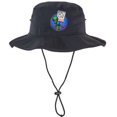 Funny Don't Take Me to Your Leader Alien Bucket Hat