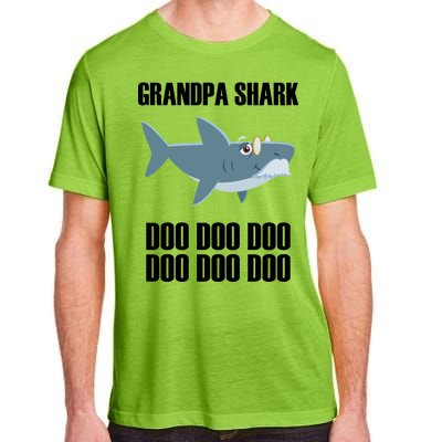 Funny Doo Grandpa Shark Adult ChromaSoft Performance T-Shirt