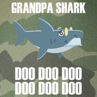 Funny Doo Grandpa Shark Legacy Tie Dye Trucker Hat