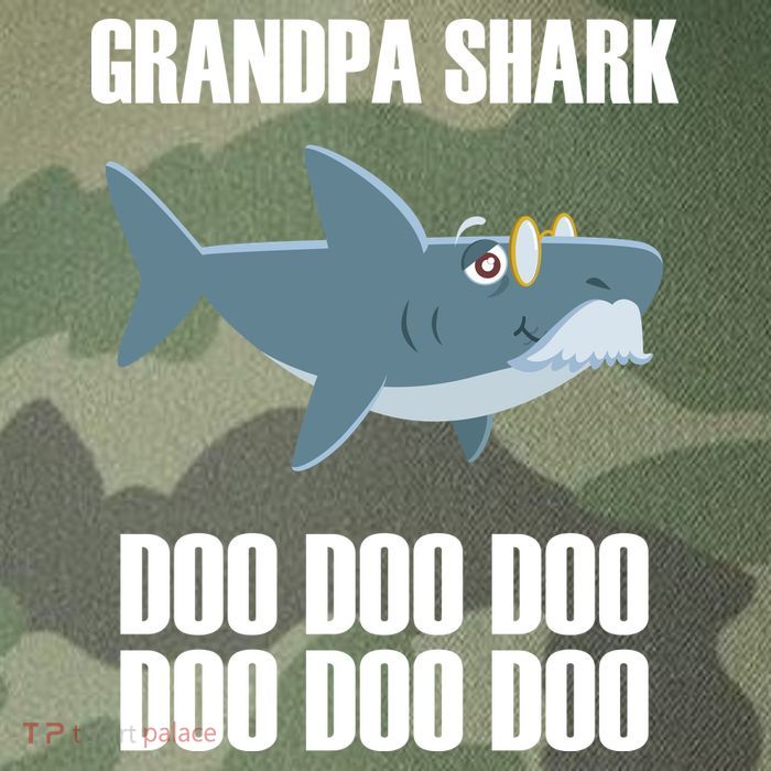 Funny Doo Grandpa Shark Legacy Tie Dye Trucker Hat