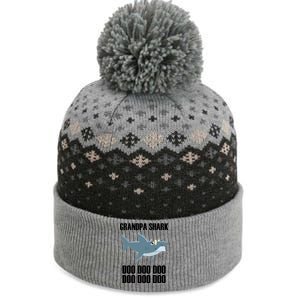 Funny Doo Grandpa Shark The Baniff Cuffed Pom Beanie