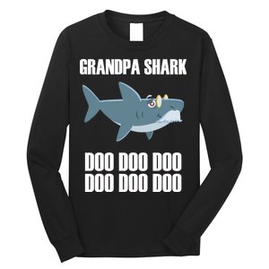 Funny Doo Grandpa Shark Long Sleeve Shirt