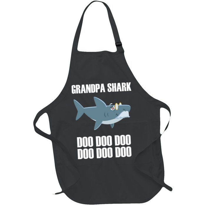 Funny Doo Grandpa Shark Apron