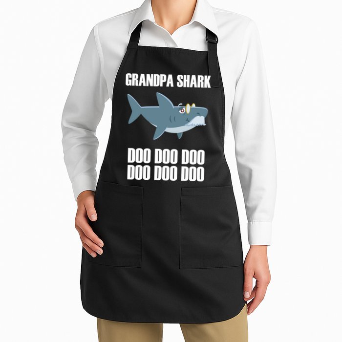 Funny Doo Grandpa Shark Apron