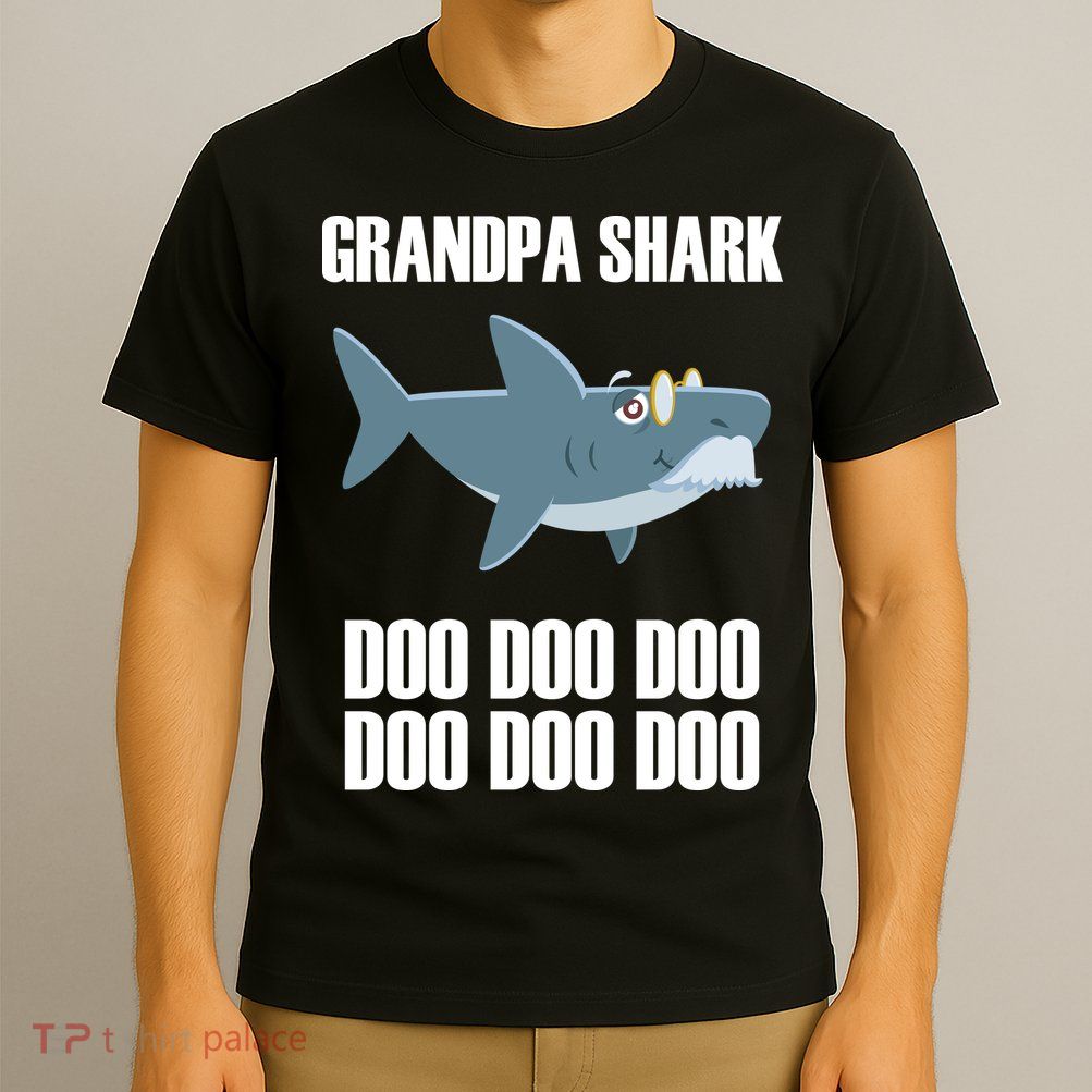 Funny Doo Grandpa Shark T-Shirt