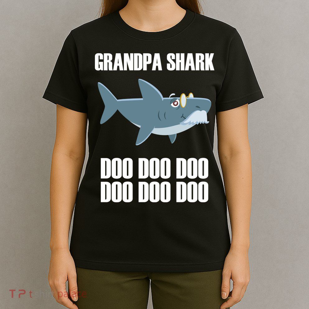 Funny Doo Grandpa Shark T-Shirt