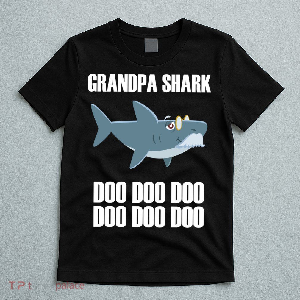 Funny Doo Grandpa Shark T-Shirt