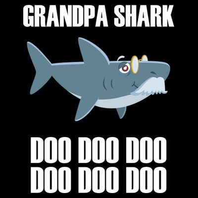 Funny Doo Grandpa Shark T-Shirt