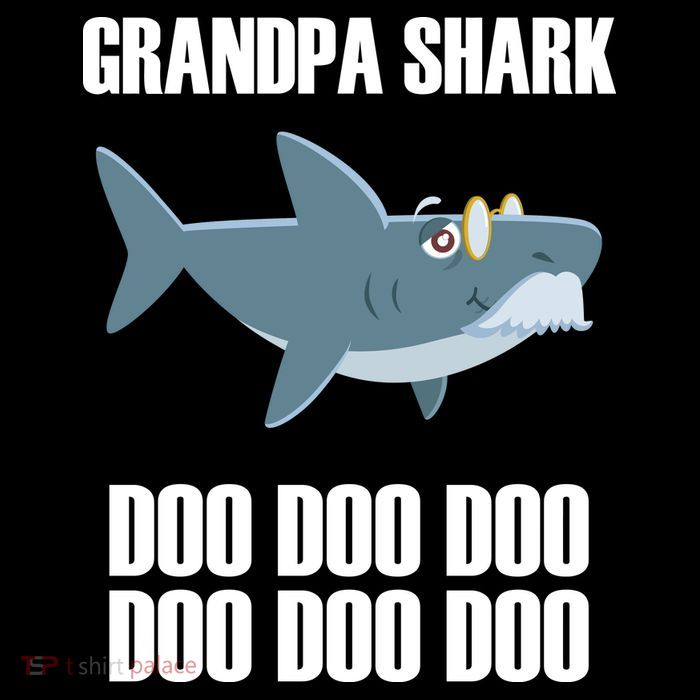 Funny Doo Grandpa Shark Impact Tech Backpack