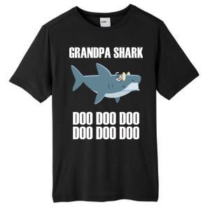 Funny Doo Grandpa Shark Tall Fusion ChromaSoft Performance T-Shirt