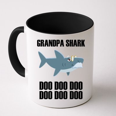 Funny Doo Grandpa Shark Mug