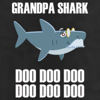 Funny Doo Grandpa Shark 15oz Campfire Ceramic Mug
