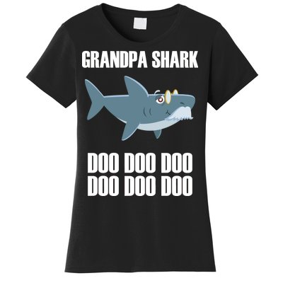 Funny Doo Grandpa Shark Women's T-Shirt