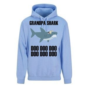 Funny Doo Grandpa Shark Unisex Surf Hoodie