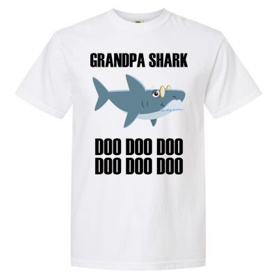 Funny Doo Grandpa Shark Garment-Dyed Heavyweight T-Shirt