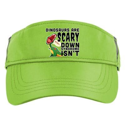 Funny Down Syndrome Awareness Dinosaurs Adult Drive Performance Visor