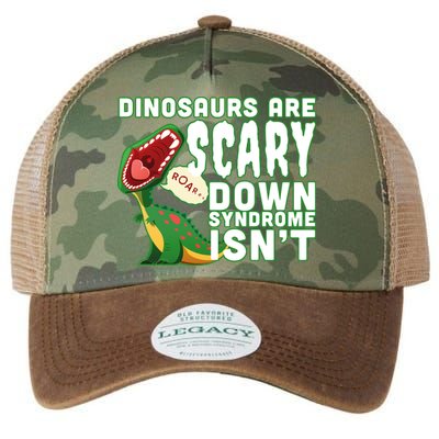 Funny Down Syndrome Awareness Dinosaurs Legacy Tie Dye Trucker Hat