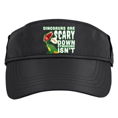 Funny Down Syndrome Awareness Dinosaurs Adult Drive Performance Visor