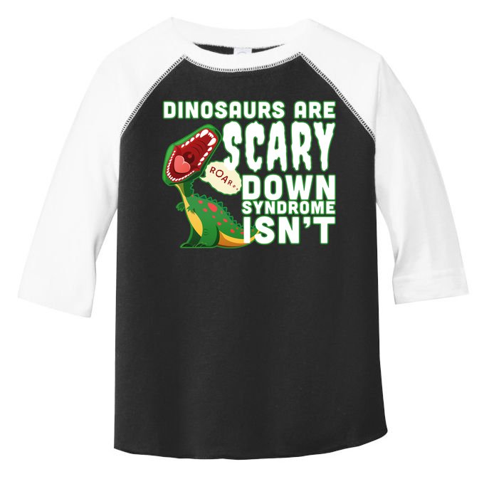 Funny Down Syndrome Awareness Dinosaurs Toddler Fine Jersey T-Shirt