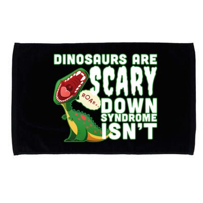 Funny Down Syndrome Awareness Dinosaurs Microfiber Hand Towel