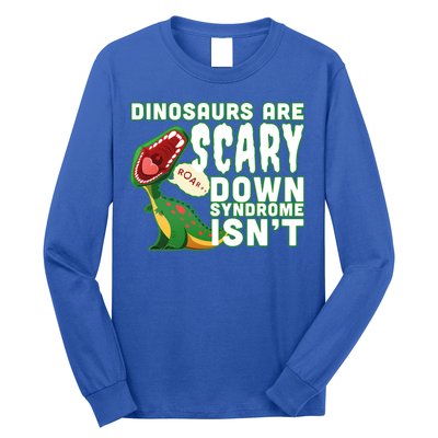 Funny Down Syndrome Awareness Dinosaurs Long Sleeve Shirt