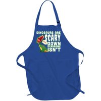 Funny Down Syndrome Awareness Dinosaurs Full-Length Apron With Pockets