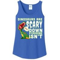 Funny Down Syndrome Awareness Dinosaurs Ladies Essential Tank