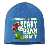 Funny Down Syndrome Awareness Dinosaurs Sustainable Beanie