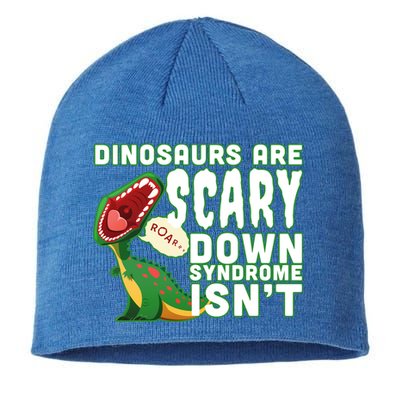 Funny Down Syndrome Awareness Dinosaurs Sustainable Beanie