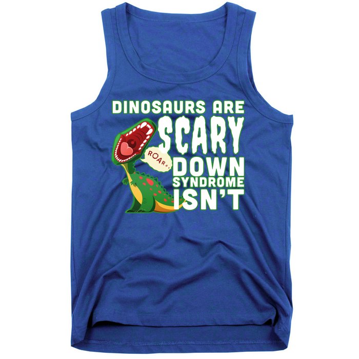 Funny Down Syndrome Awareness Dinosaurs Tank Top