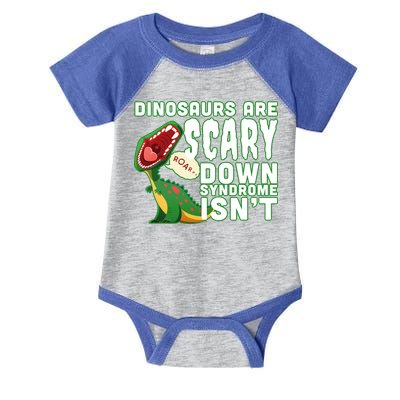 Funny Down Syndrome Awareness Dinosaurs Infant Baby Jersey Bodysuit