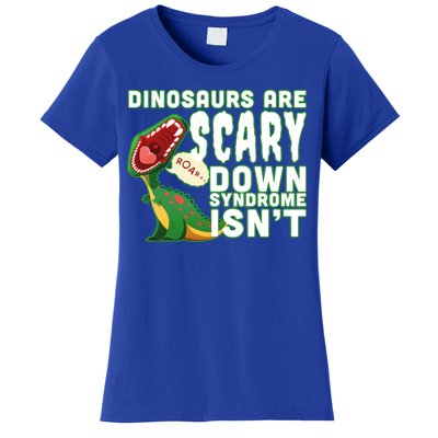 Funny Down Syndrome Awareness Dinosaurs Women's T-Shirt