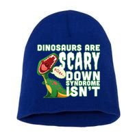 Funny Down Syndrome Awareness Dinosaurs Short Acrylic Beanie