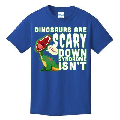 Funny Down Syndrome Awareness Dinosaurs Kids T-Shirt