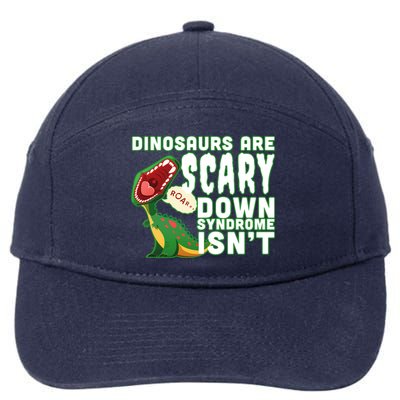 Funny Down Syndrome Awareness Dinosaurs 7-Panel Snapback Hat