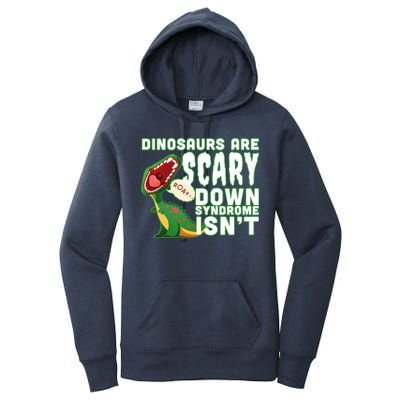 Funny Down Syndrome Awareness Dinosaurs Women's Pullover Hoodie