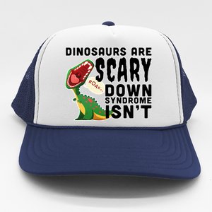 Funny Down Syndrome Awareness Dinosaurs Trucker Hat