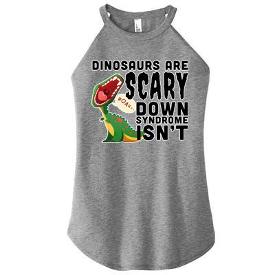 Funny Down Syndrome Awareness Dinosaurs Women's Perfect Tri Rocker Tank