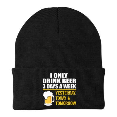 Funny Drink Beer 3 Days a Week Beanie