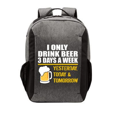 Funny Drink Beer 3 Days a Week Vector Backpack
