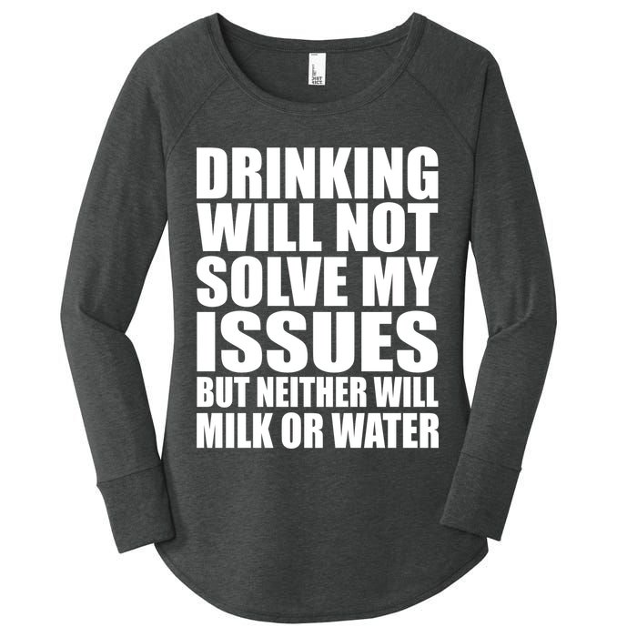 Funny Drinking Women's Perfect Tri Tunic Long Sleeve Shirt