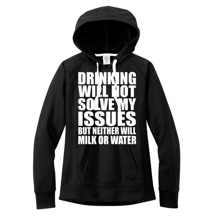 Funny Drinking Women's Fleece Hoodie